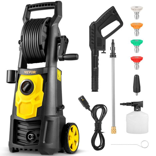 VEVOR Electric Pressure Washer 2000 PSI, 1.76 GPM with Foam Cannon